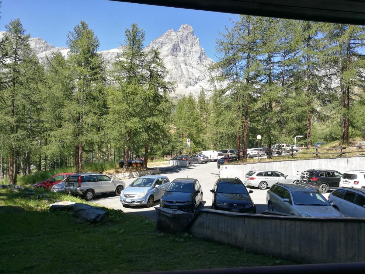 Ferienwohnung Grazioso Monolocale Vista Cervino Breuil-Cervinia Exterior foto